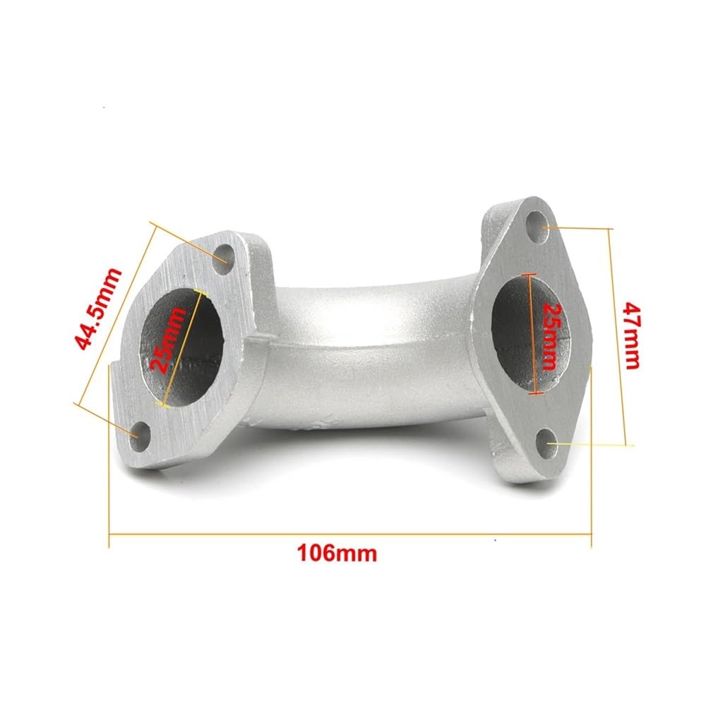 Adaptador De Colector Codo Carburador | Apto for piezas de motor horizontales de motocicleta PE