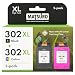 Produktbild Matsuro 302XL Multipack Druckerpatronen Ersatz für HP 302 XL mit Chip Kompatibel für HP Envy 4520 4524 4527 Deskjet 2130 3630 3636 Officejet 3830 3831 3835 (1x Schwarz,1x Farbe)