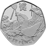  UK 2011 Olympische Spiele Kanufahren Zirkulation 50p