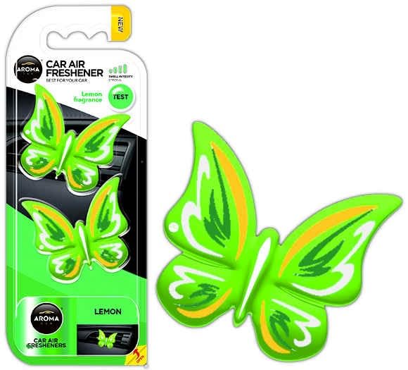 Aroma Fancy Butterfly - Ambientador para coche, diseño de limón