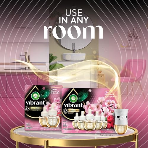 AIR WICK Scented Oil Vibrant Refill Cherry Blossom & Raspberry 5 ct. - image 4