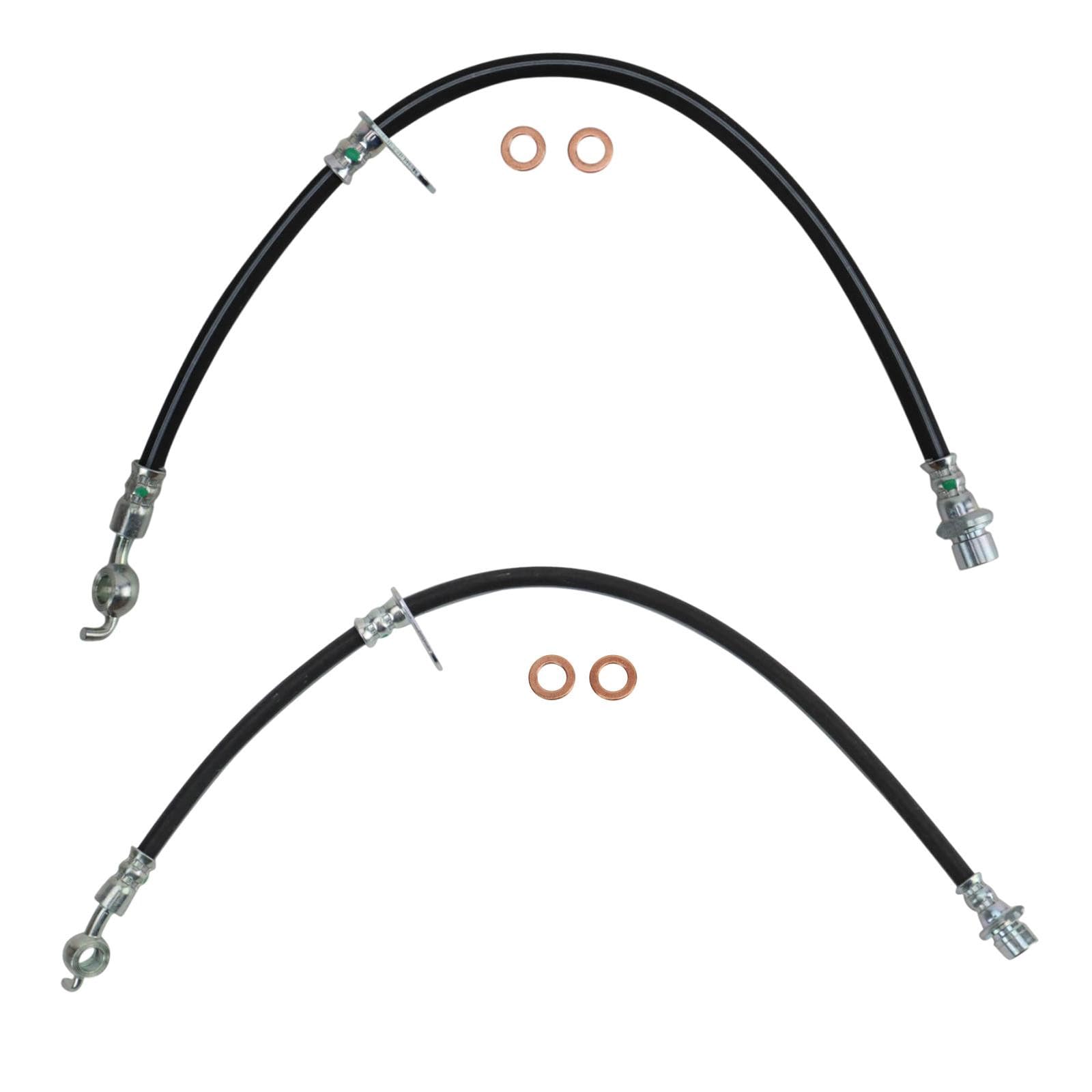 TRQ Front Brake Hose Set