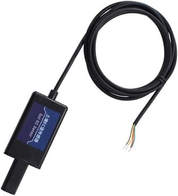 Taidacent Agricultural Greenhouse RS485 4-20mA/0-5V/10V Analog Soil EC Value Sensor Probe Soil Electrical Conductivity Meter Transmitter (0-10V Output)