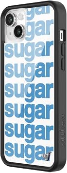 Wildflower Cases - Compatible with iPhone 13/14 | Protective Black Bumper, 6.5ft Drop Test Certified, Women Owned Small Business | Ashley Williams - Sugar Packet