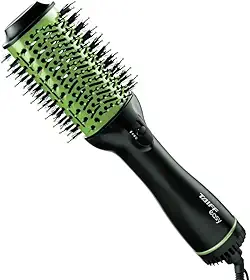 Escova Taiff Easy Oval, Secadora, Alisadora e Volumizadora, Verde, 220V