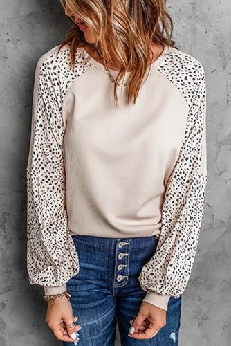 Leopard Print Pullover Top3