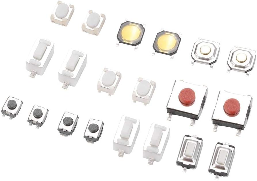 Lot De 250 Micro-interrupteurs Tactiles Pour Réparation De Télécommande Voiture Ou Clés