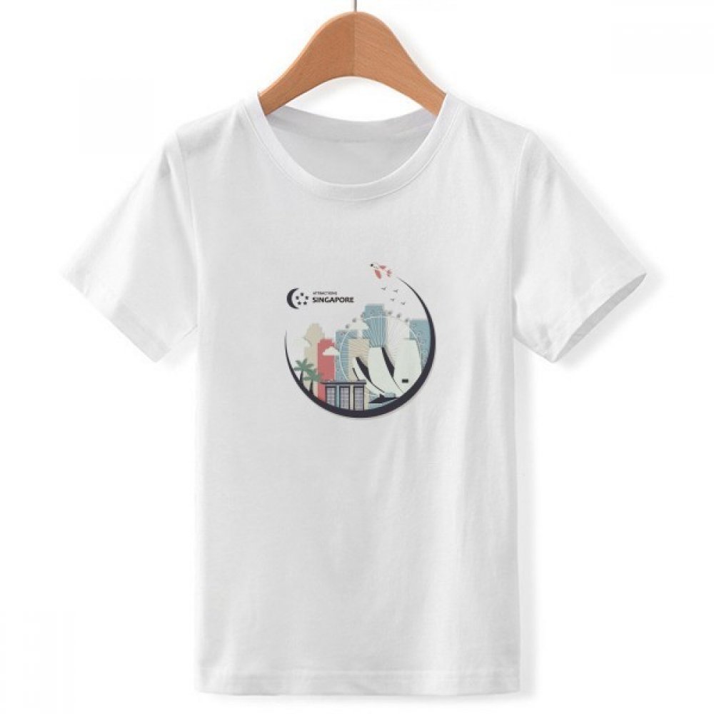 T-shirt Singapour original à offrir pour jeune passionné de voyage