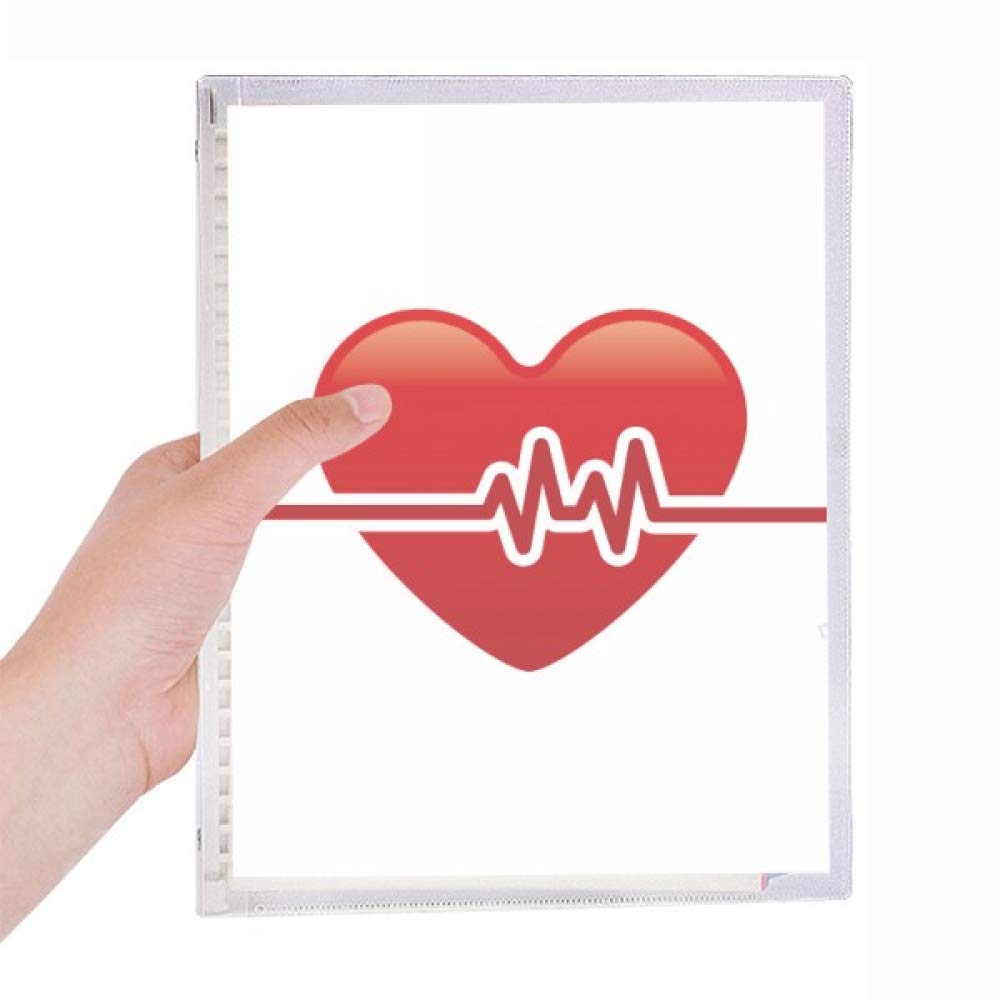 Carnet à spirale rechargeable cœur pour notes médicales - 5