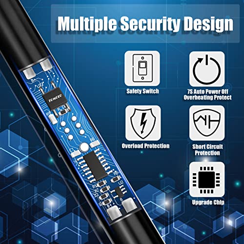 Tomolo Lighter, Rechargeable Candle Lighter Grill Lighter Electric Arc Lighter With Flexible Neck, Led Battery Display Safety Switch For Candle Camping Cooking Bbqs Fireworks (Black) #TOP2