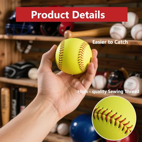 image for OMYOPY Official Size Softballs 12