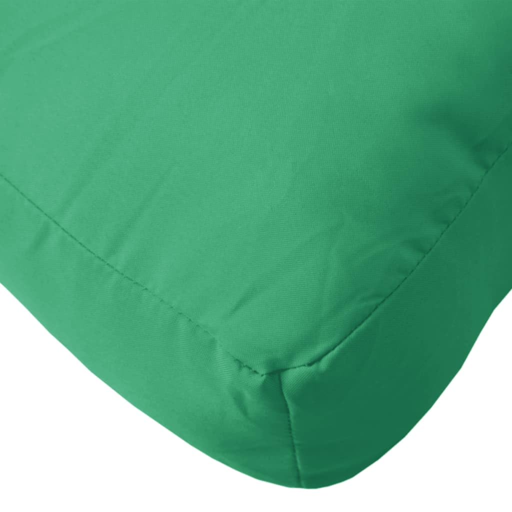 Coussin de Palette Vert 80x40x12 cm, Coussin pour Canapé de Jardin et Banquette Extérieure, Rembourrage Moelleux en Polyester pour Mobilier de Terrasse et Salon