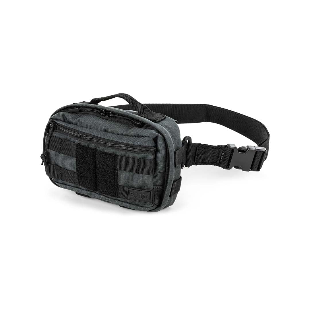 5.11 RUSH MOAB 3 Sling Bag 4L Grigio Antracite – Borsa a tracolla tattica con sistema MOLLE – Compatibile CCW – Versatile e robusta – Ideale per EDC, attività all'aperto, missioni e tempo libero