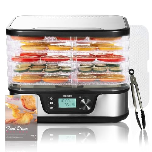 BelleLife フードドライヤー 食品乾燥機 ドライフルーツメーカー...