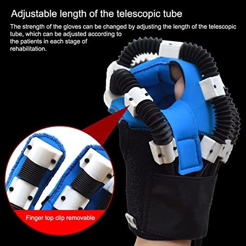 Household Hand Rehabilitation Robot Gloves Stroke Hemiplegia Rehabilitation Finger Hand Training Device Functional Hand Splint for Relief Rehabilitation Gloves