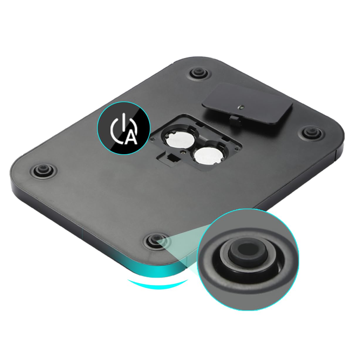 URAMAZ (Black) - Smart Food Scale, Kitchen Food Scales Digital Weight Grammes and Oz with Nutritional Calculator, Food Weight Scale for Baking, Cooking, Macro Calorie Counting, Keto, Meal Prep