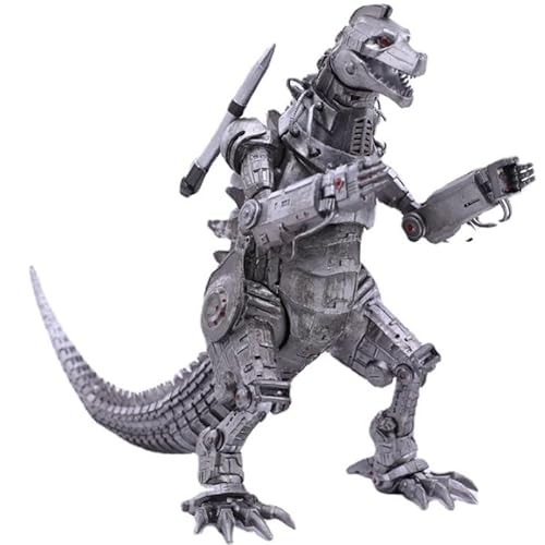 HLUONGTN Mechagodzilla-Figur, Mechanische Anime-Godzilla-Figuren 19 Cm/7,5 Zoll Pvc-Statuen