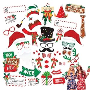 Generisch Weihnachten Fotoautomaten-Requisiten Set 38X