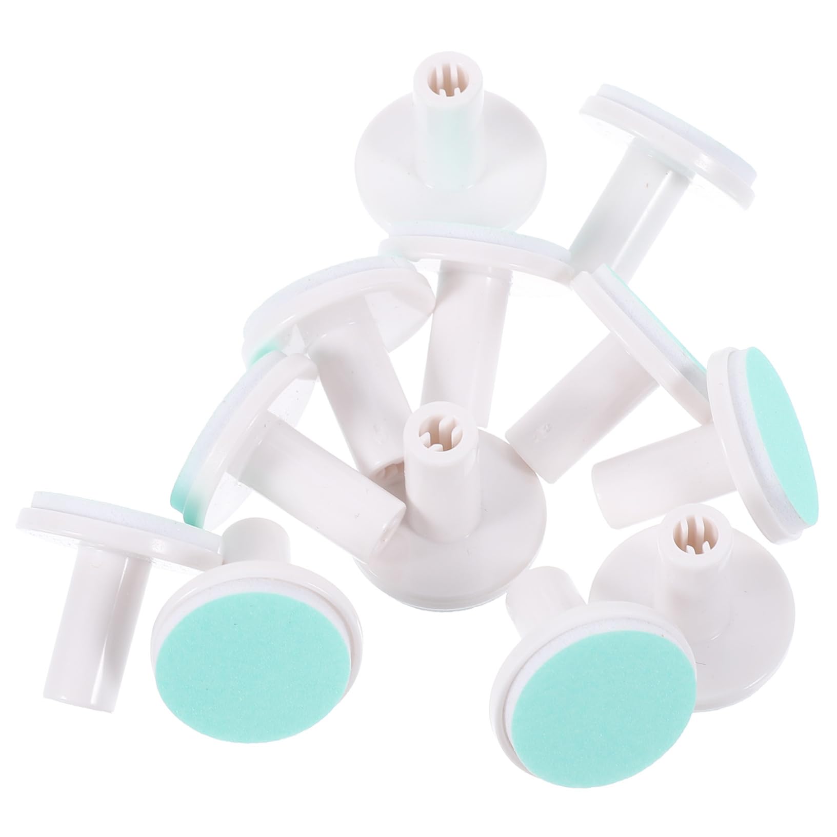 NIYANGLE 12pc Baby Nail Replacement Pads Electric Nail Trimmer Grinding Heads File Pad for Baby Infant