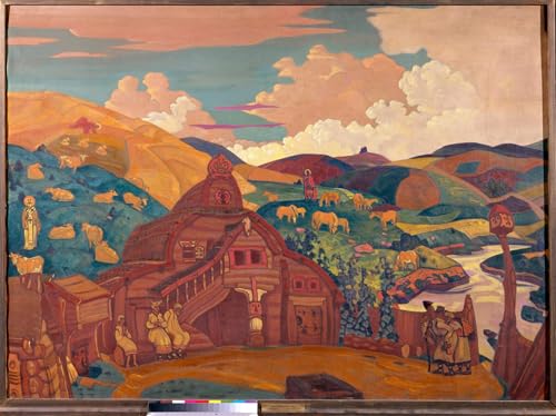 Pintura Nicholas Roerich 60x90cm para renovar paredes vacías del salón
