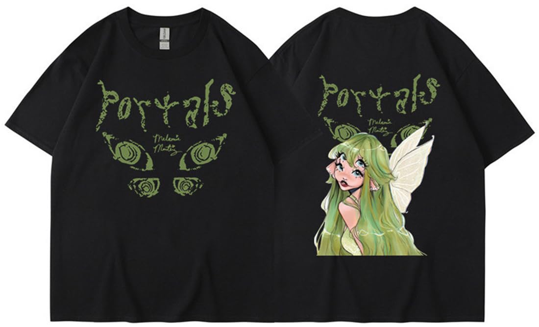 Takyojin Men's Melanie Martinez T-Shirt 90s Singer Ablum Portals Tshirt Music Fan Support Clothes Sportswear T Shirt