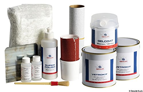 OSCULATI Super kit Fibre Verre haute résistance mécanique et polymérisation rapide