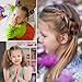 200PCS Elastic Hair Ties for Thin Hair, Small No-Crease Ponytail Holders for Kids Baby Toddler, Multicolor Girl Hair Accessories, Mini Hair Elastic with Storage Box & Colorful Gift Box
