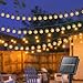 Litogo Guirnaldas Luces Exterior Solar, [8M 80 LED] Cadena de Bola Cristal Luz, IP65 Impermeable 8 Modos Luces LED Exterior Solar Decoracion para Terraza, Hogar, Jardín, Arboles, Patio, Bodas, Fiesta