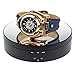 Pineplex Motorized Mirrored Display Stand Turntable Show Case for Display Jewelry, Watch, Digital Product,3D Models and Collectibles - 6.6lb Load Bearing 5.4 Inch Diameter - Battery/USB Powered