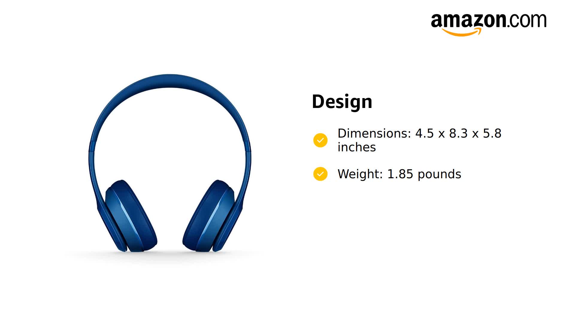 Amazon.com: Beats Solo2 Wireless On-Ear Headphone - Blue