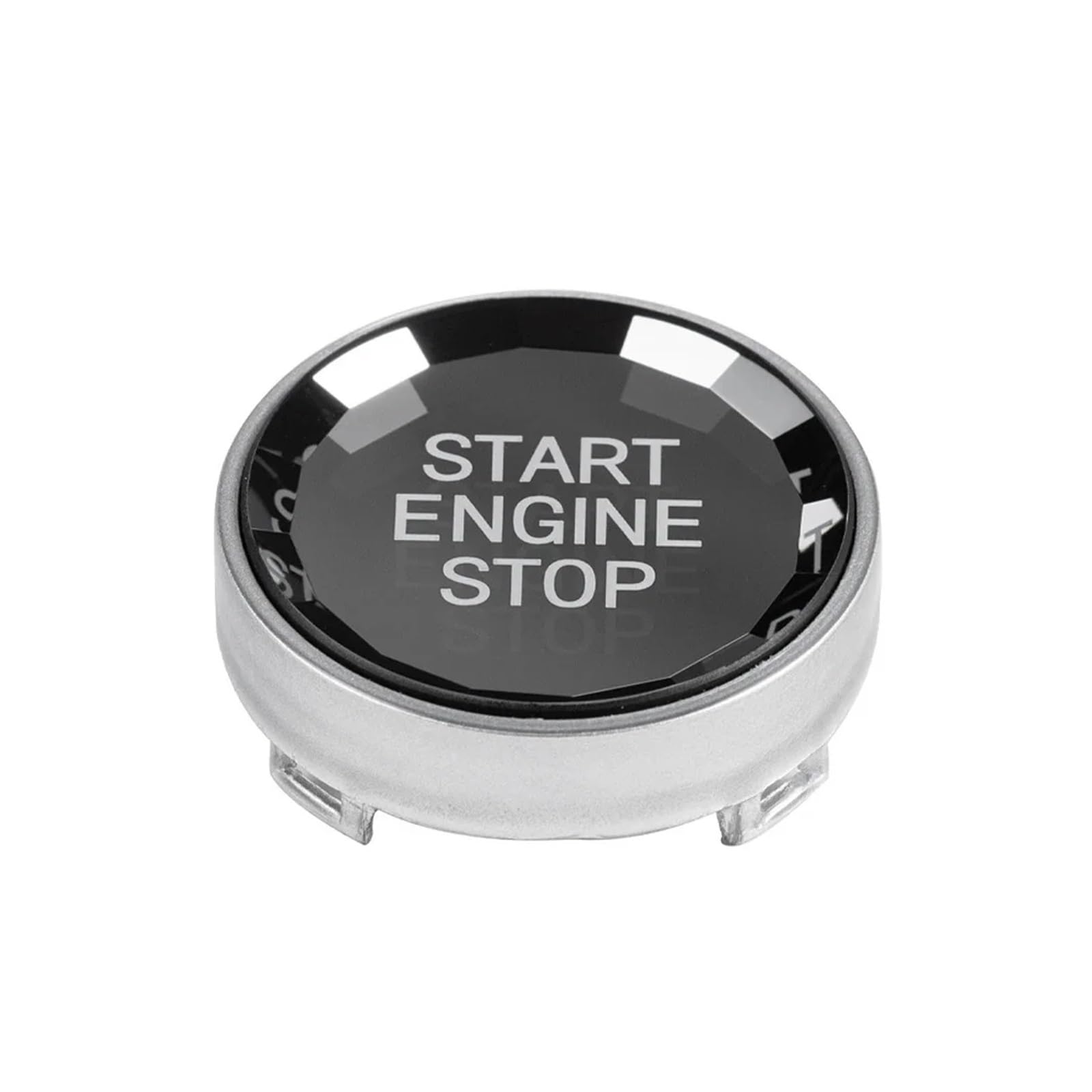 Couvercle du bouton de démarrage BMW Silver pour modèles X1 E84 E90 E60 - 6
