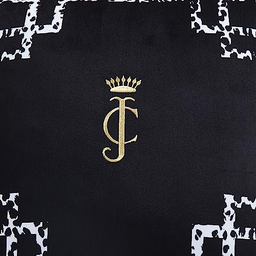 Juicy Couture - Decorative Accent Pillow, Soft Velvet Lattice, Premium Reversible Throw Pillow, Living Room and Bedroom Décor, Measures 20" x 20"| Black by Juicy Couture - Image 4
