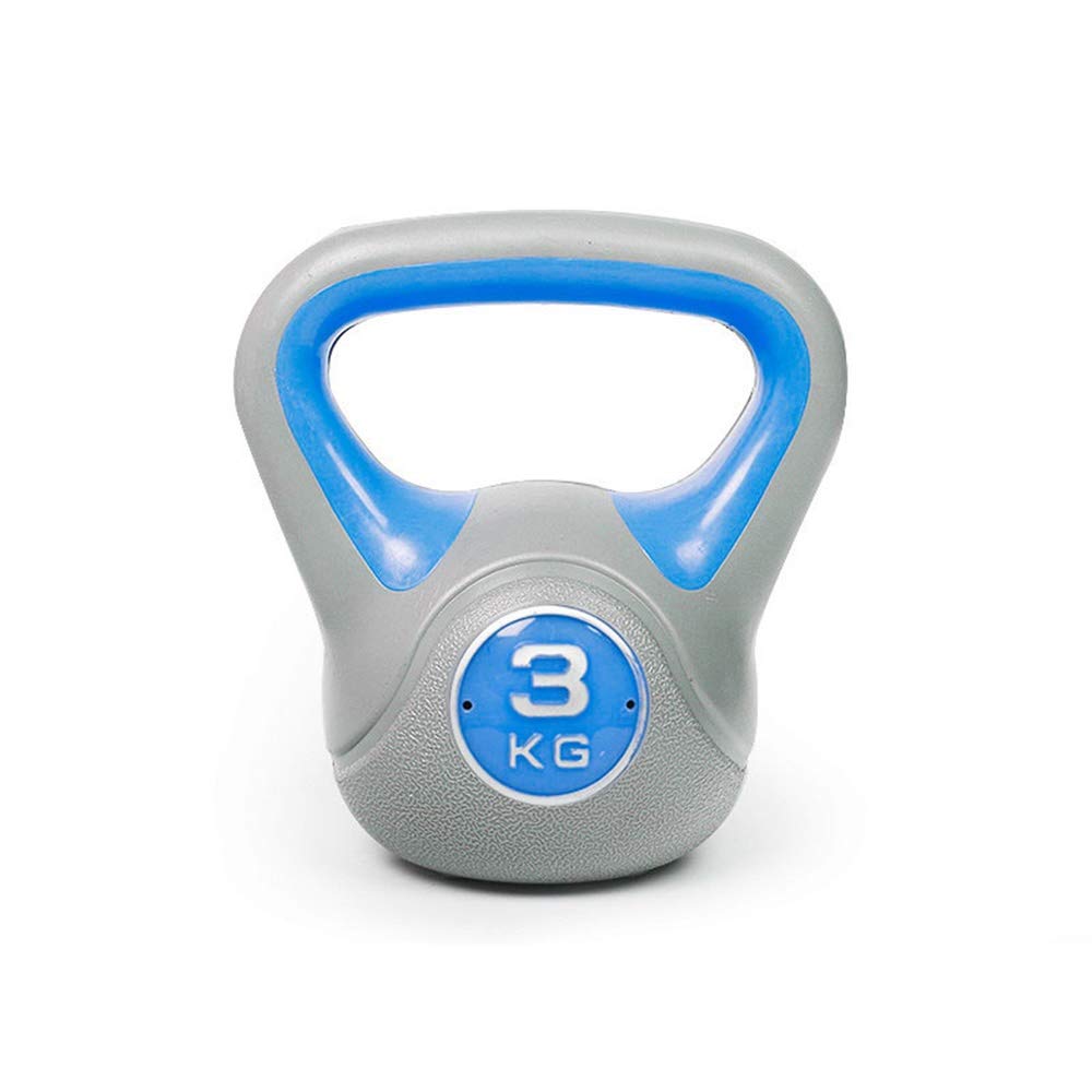 Kettlebells HUAHUA Colored, Home Fitness Equipment For Men And Women, Safe And Durable, 2kg, 3kg, 4kg, 6kg, 8kg, 10kg, 12kg, 14kg, 16kg, 18kg, 20kg (Size : 3kg)