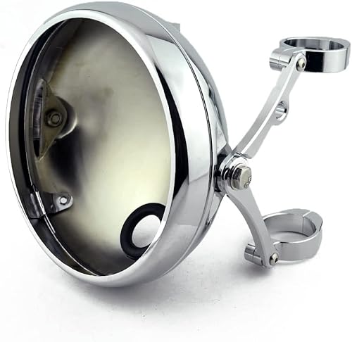 Boldness Carcasa para faros delanteros de 7 pulgadas, soporte CNC para faros delanteros de motocicleta para Cafe Racer Street Fighter se adapta a
