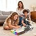 Toddler DJ Mixing Table, Kids Mixer Board with Turntable, Game Mode and Microphone, Gift for 3 4 5 6 Years Old Boys Girls - Baby DJ Set