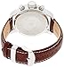 Invicta Men's 3328 Force Collection Stainless Steel Left-Handed Watch with Leather Band, Brown/Blue Dial