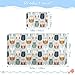 Cartoon Colorful Owl Cute Cooling Baby Mattress Protector Crib 28