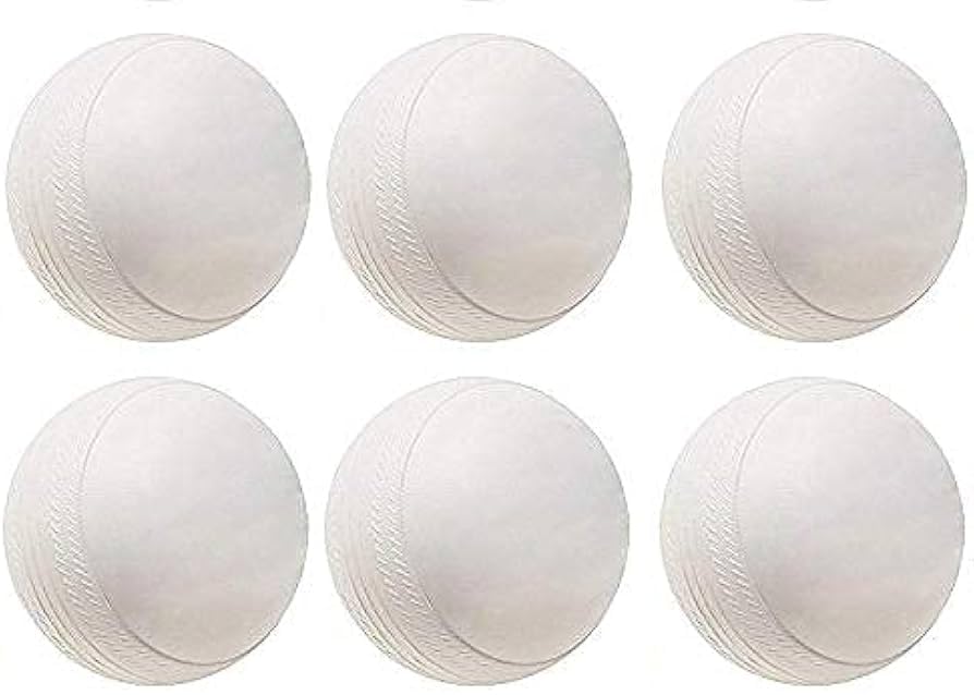 generic HTM Heavy Plastic Cricket Training, Practice, Match & Drill Ball, 80 gram White Balls for Cricket for Indoor and Outdoor Game-picture-29