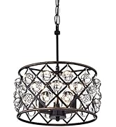 Edvivi Amorette Mini Chandelier Chrome Crystal Chandeliers, 1 Light Modern El - View #6
