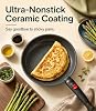 Ceramic Cookware Set, 21 Pcs Pots and Pans Set Nonstick with Detachable Handles, Stackable Granite-Style Induction Cookware for RV Camping Kitchen, Dishwasher & Oven Safe, Black #2