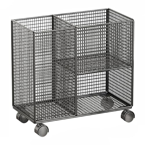 Panier de rangement en métal portable : l'organisateur haut de gamme pour chambre