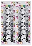 KOKO - Priemum 20 Pcs Bubble hair ties. Elastics Ties 18mm Ball Bubble Ponytail Holders. Colorful Elastic Accessories for Baby Kids Children Girls Women All Ages(GRAEYMIX)