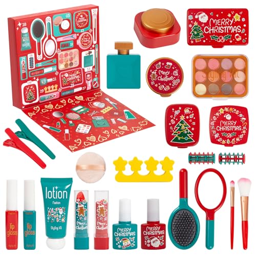 Adventskalender 2025 für Mädchen Make-up-Spielzeug für Kinder