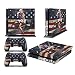 PS4 Console Designer Skin for Sony PlayStation 4 System plus Two(2) Decals for: PS4 Dualshock Controller - Battle Torn Stripes