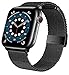Produktbild Restey Ersatzarmband kompatibel mit Apple Watch Armband 38mm 40mm 42mm 44mm, Metall Edelstahl Ersatz Armband kompatibel mit iWatch Serie 6/SE/5/4/3/2/1 (Schwarz, 42/44mm)