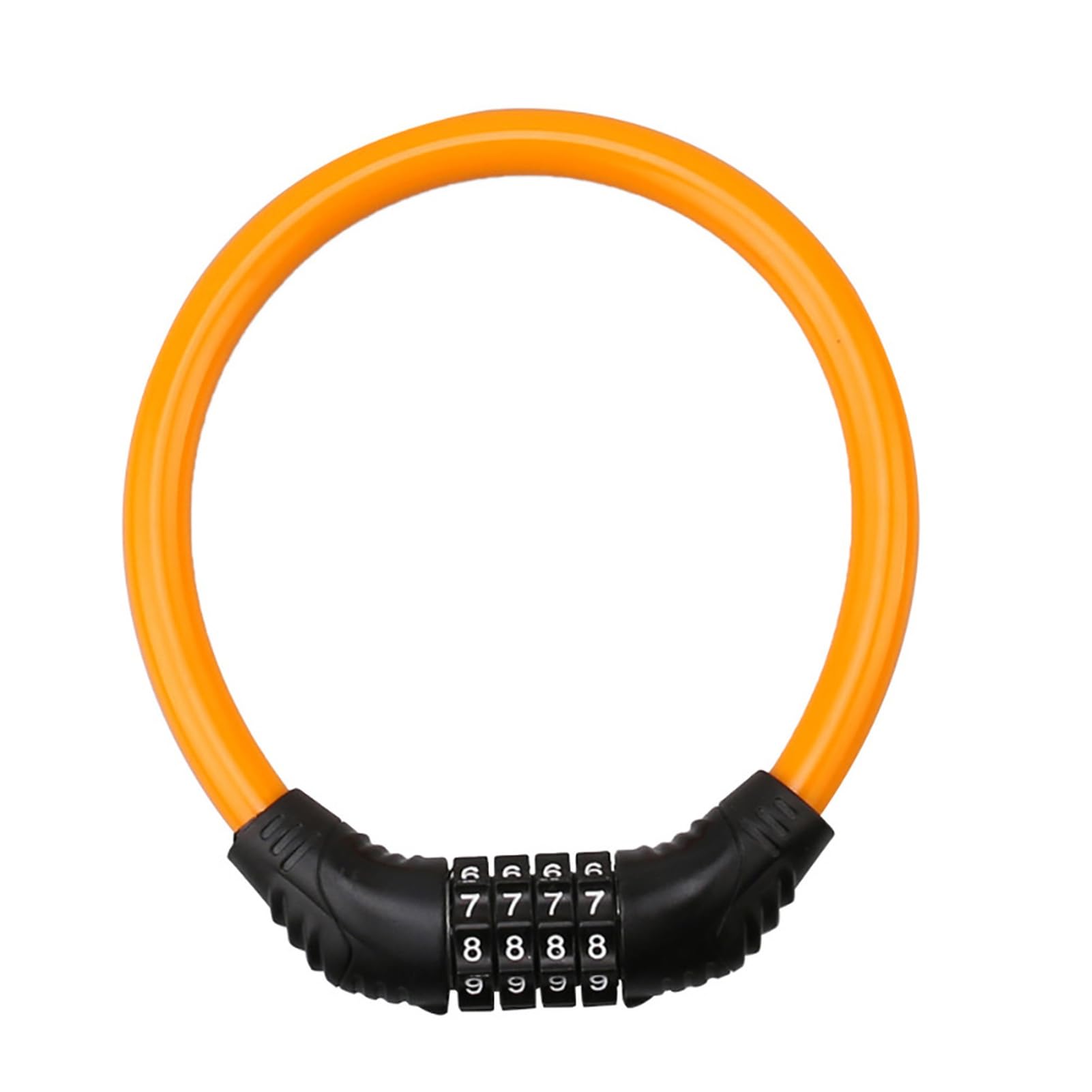 Bike Accessories 4 Digital Combination Password Cycling Security Bicycle Bike Cable Chain Lock