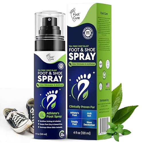 Tea Tree Foot Odor Spray - Mint Blast Shoe Deodorizer