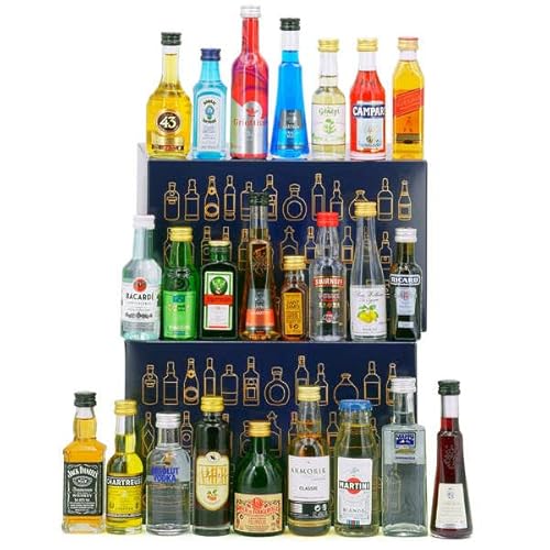 Calendrier de l'avent mini-bar 24 mignonnettes - Le calendrier de 24 bouteilles Cover