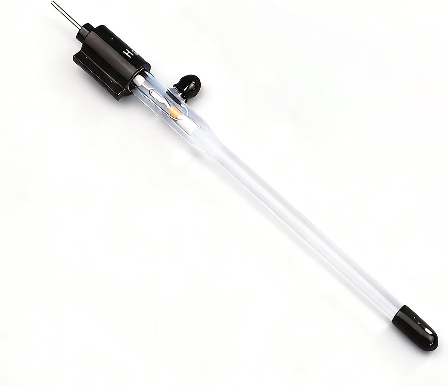 TBQATNTS Mercury Mercuric Oxide Electrode,Glass Oxide Hg/Hgo Reference Electrode,Φ3.8x60mm