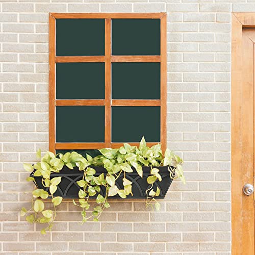 Non-Woven Fabric Plant Grow Bags Replacement Coco Liner Window Basket,Trough Shaped Wall And Deck Mount Planters,Round Hanging Basket (4Pack, 24) #TOP2